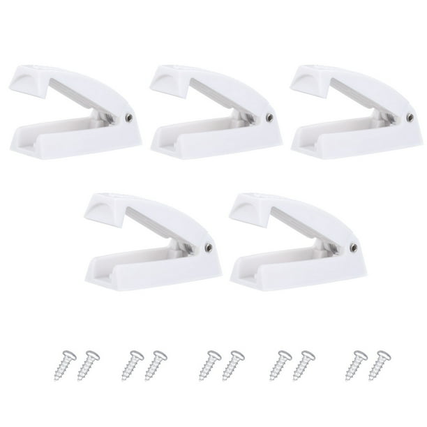 5PCS ABS Plastic RV Baggage Door Clips/Catch Compartment Latch Holder RV Camper